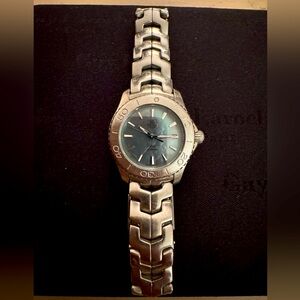 Tag Heuer Link WJ1316 Women's Quartz Watch Blue MOP Dial SS 27mm